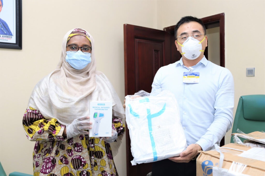 Chinese Firms Donate Covid-19 Protective Kits to Honourable Minister 3